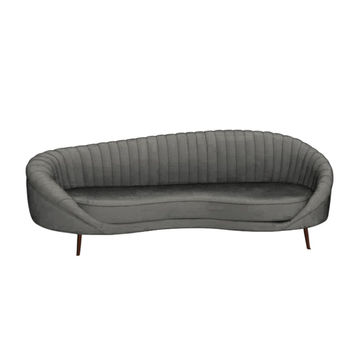 BH BARAKA HOME PREMIUM - Sofá Premium Galway 3 Cuerpos - Gris Oscuro