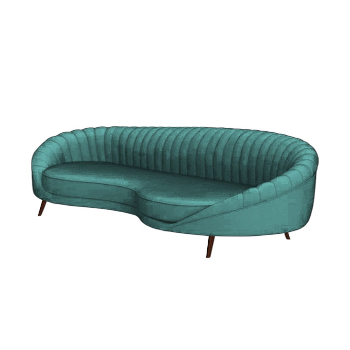BH BARAKA HOME PREMIUM - Sofá Premium Galway 3 Cuerpos - Jade
