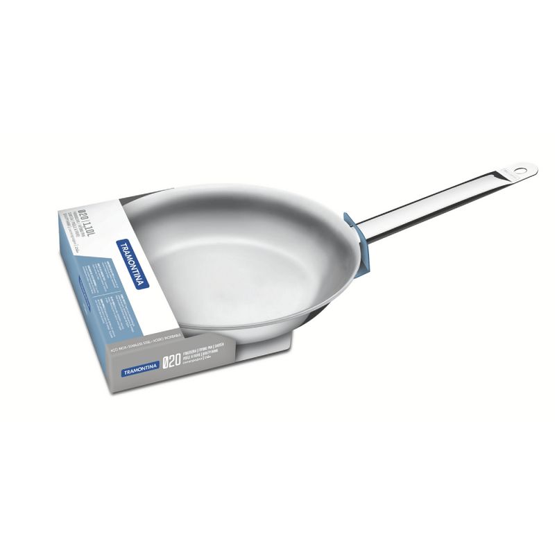 TRAMONTINA - Sartén Tramontina Professional Raso de Acero Inox # 20 62635200