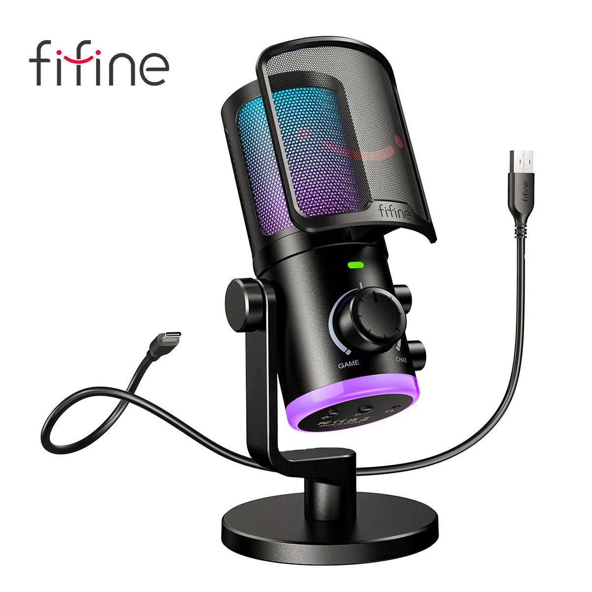 FIFINE - Micrófono Fifine AM6 Black