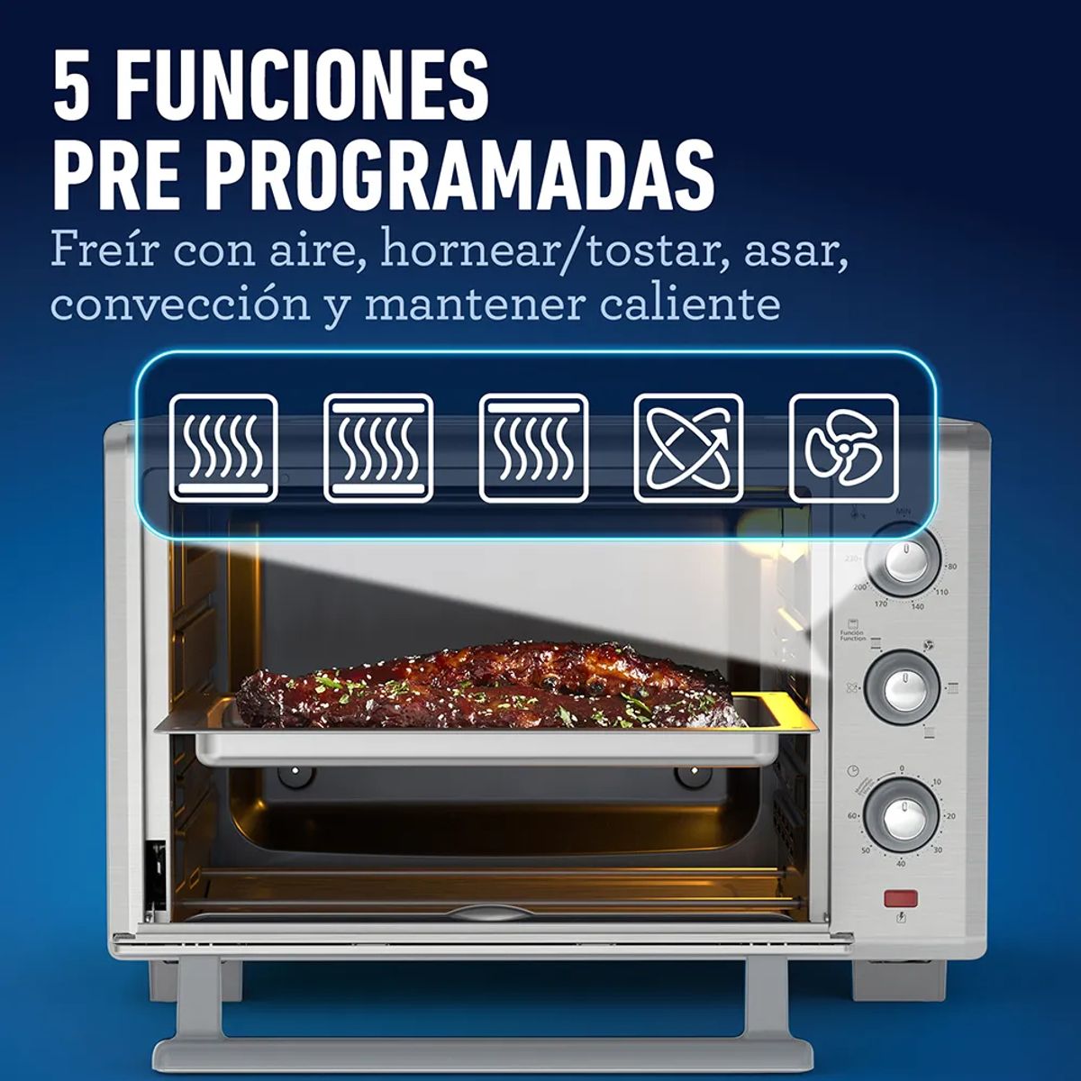 OSTER - Horno Oster® 35L con Freidora de Aire Recubrimiento - TSSTTVLS35