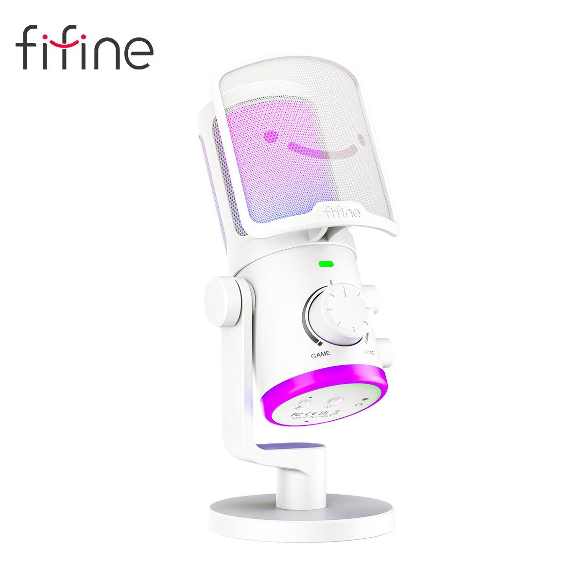 FIFINE - Micrófono Fifine AM6 WHITE