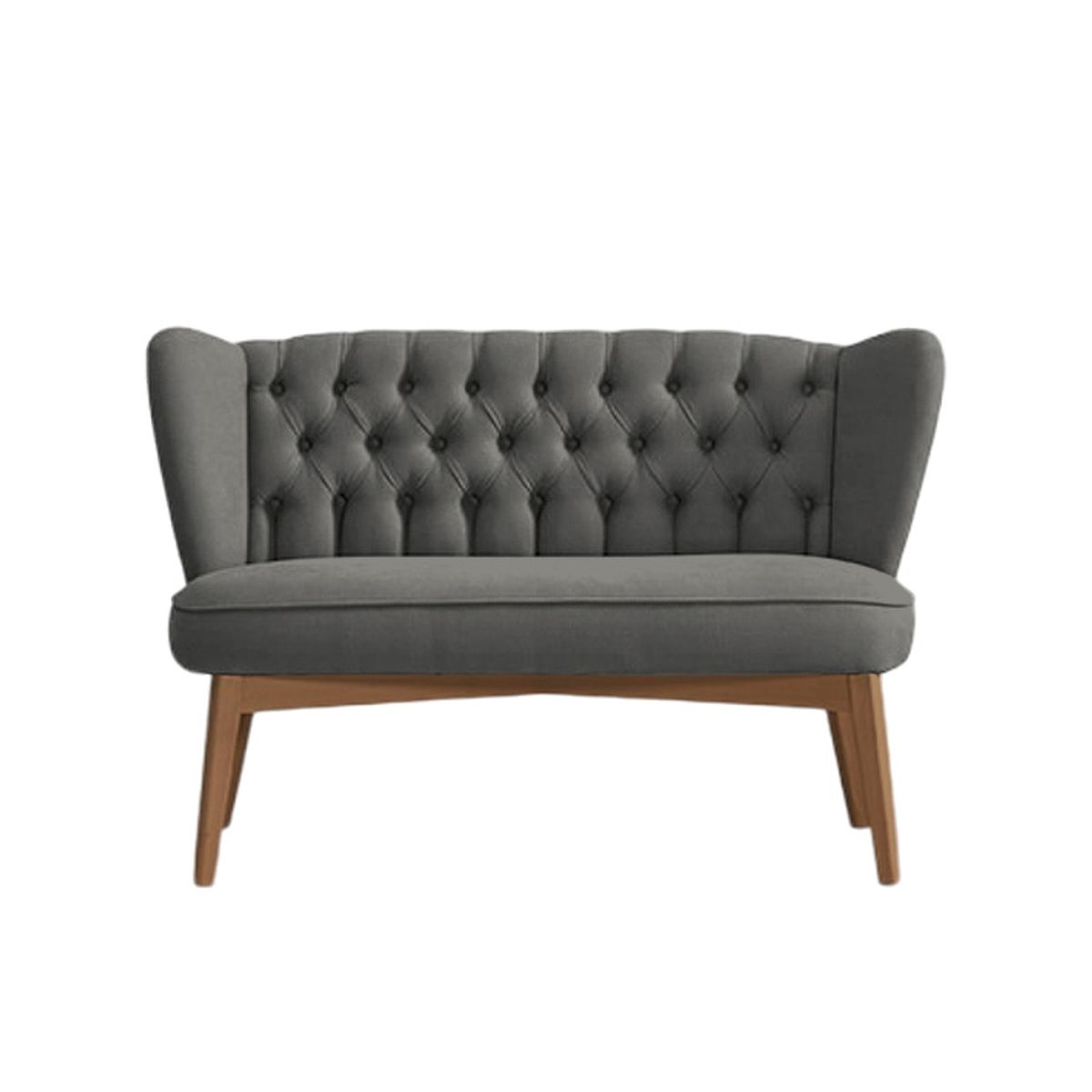 BH BARAKA HOME PREMIUM - Sofá Premium Chester Pearl 2 Cuerpos - Gris Oscuro