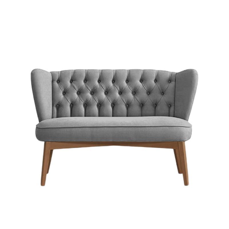 BH BARAKA HOME PREMIUM - Sofá Premium Chester Pearl 2 Cuerpos - Gris Claro