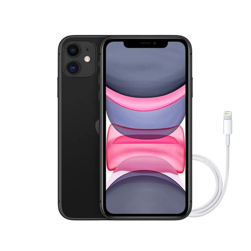 APPLE - Apple Iphone 11 64GB Reacondicionado Negro