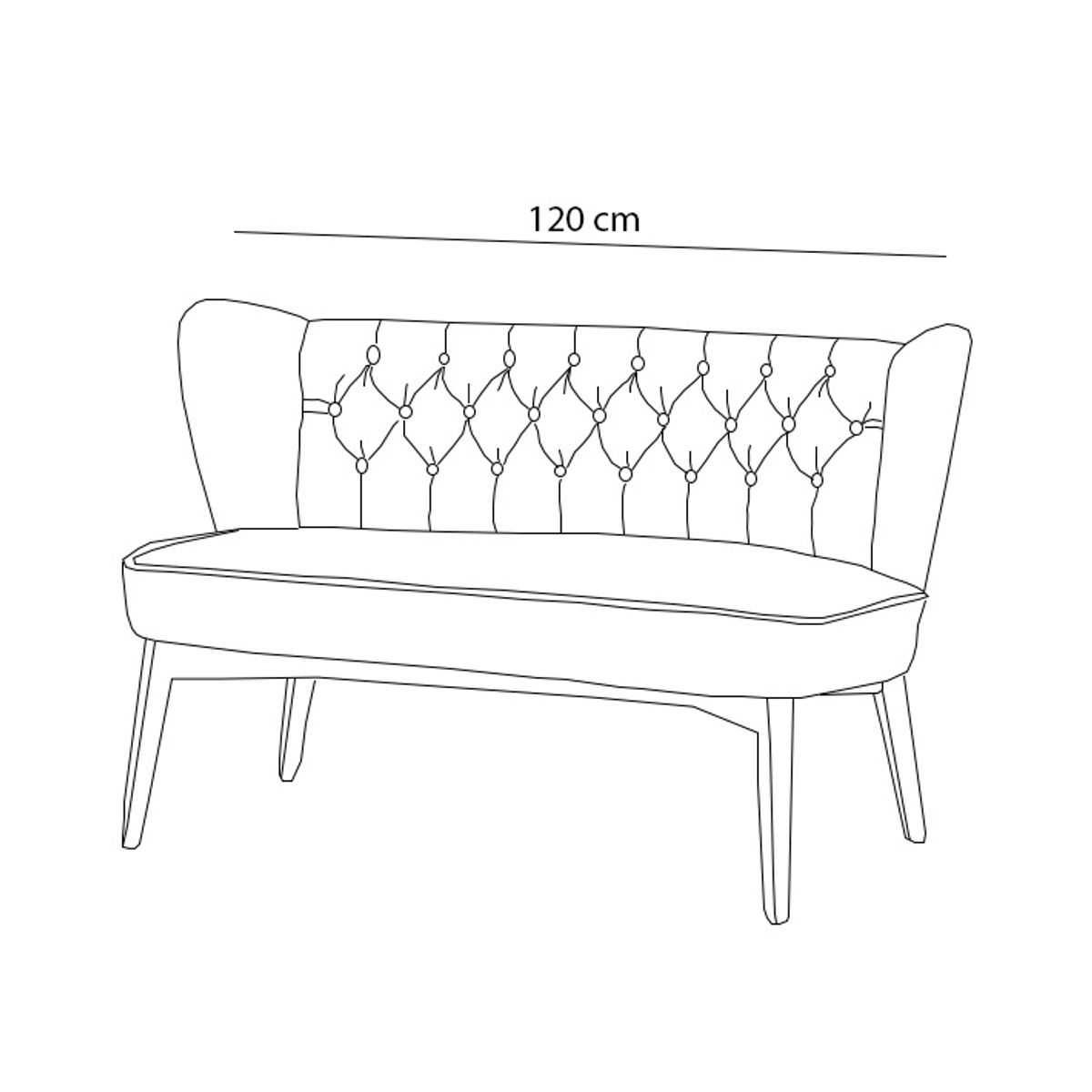 BH BARAKA HOME PREMIUM - Sofá Premium Chester Pearl 2 Cuerpos - Jade