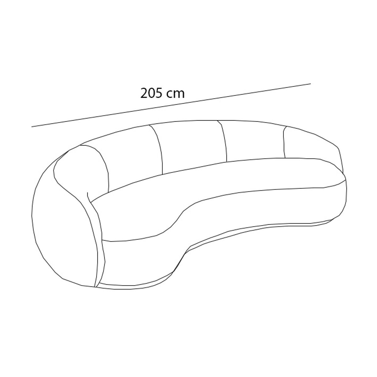 BH BARAKA HOME PREMIUM - Sofá Premium Ancona 3 Cuerpos - Jade