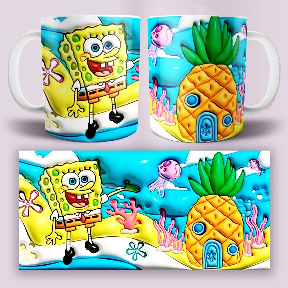 GENERICO - TAZA DE BOB SPONJA 11oz - LQNN