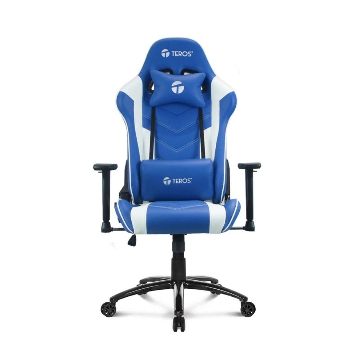 TEROS - SILLA GAMER TEROS TE-8126B AZUL BLANCO