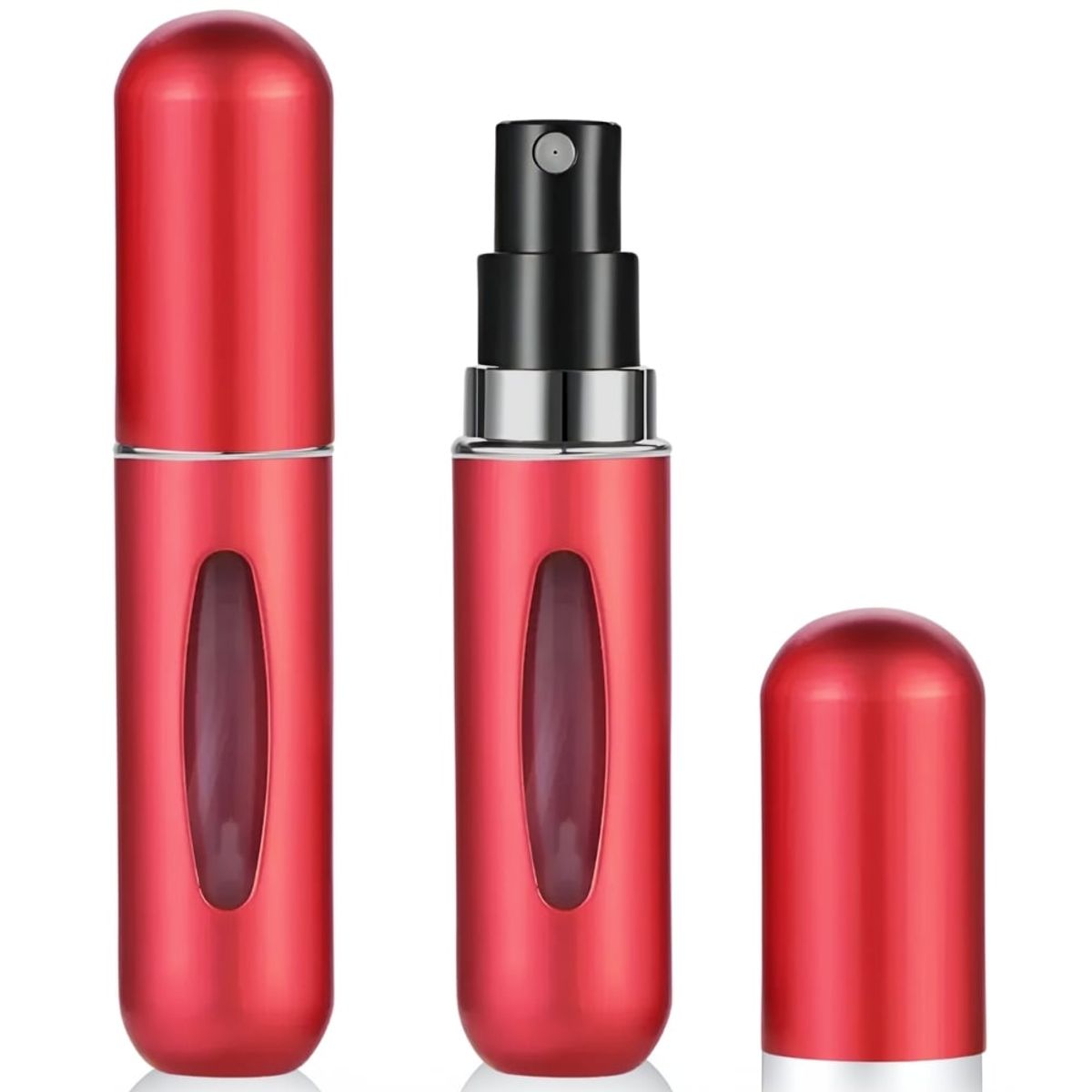 MINARI - Dispensador Atomizador de Perfume para Viaje 5ml A15- Rojo Mate