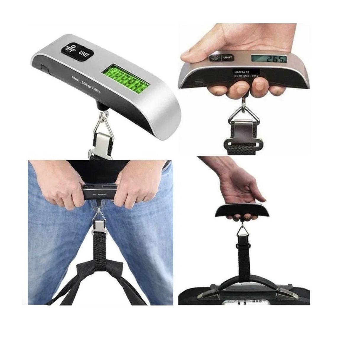 GENERICO - Balanza Digital equipaje cocina colgante maleta strap para sujetar