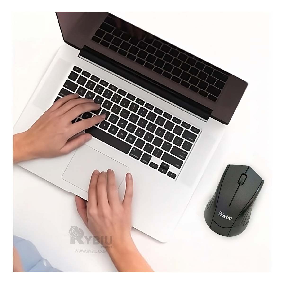 GENERICO - Mouse Inalambrico para Puertos con USB Modelo Buytiti