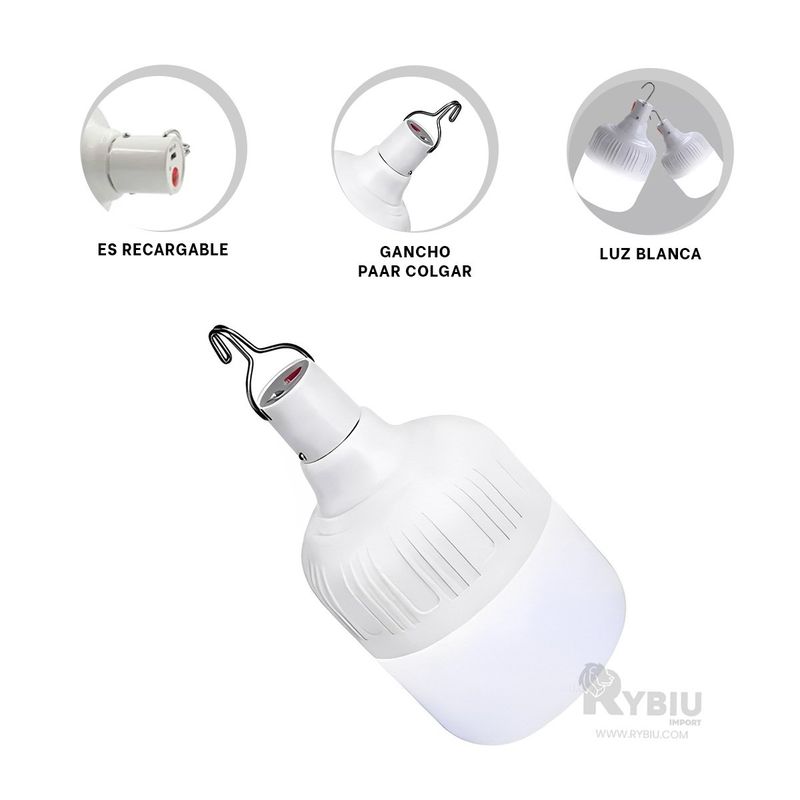 GENERICO - Ampolleta LED Luminosa y Compacta Y+Envoltorio de Regalo