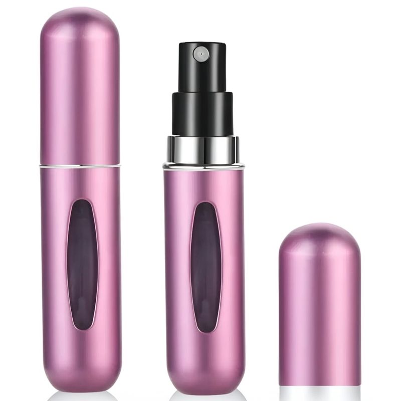 MINARI - Dispensador Atomizador de Perfume para Viaje 5ml A15- Rosa Mate