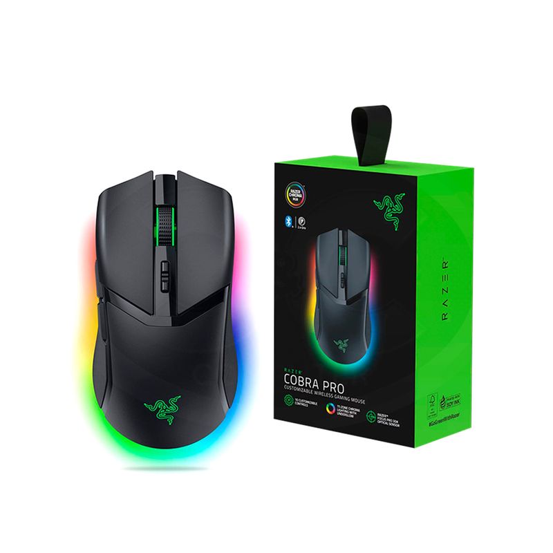 RAZER - MOUSE RAZER COBRA PRO 30K DPI WIRELESS BLACK PN RZ01-04660100-R3U1