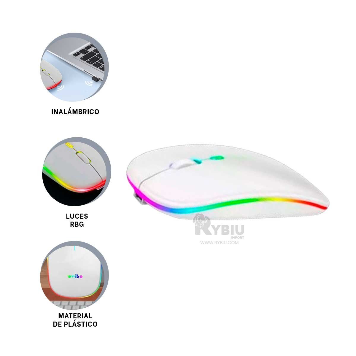 GENERICO - Cursor Elegante RF 6800 en Color Blanco Y+Post-it Adhesivos