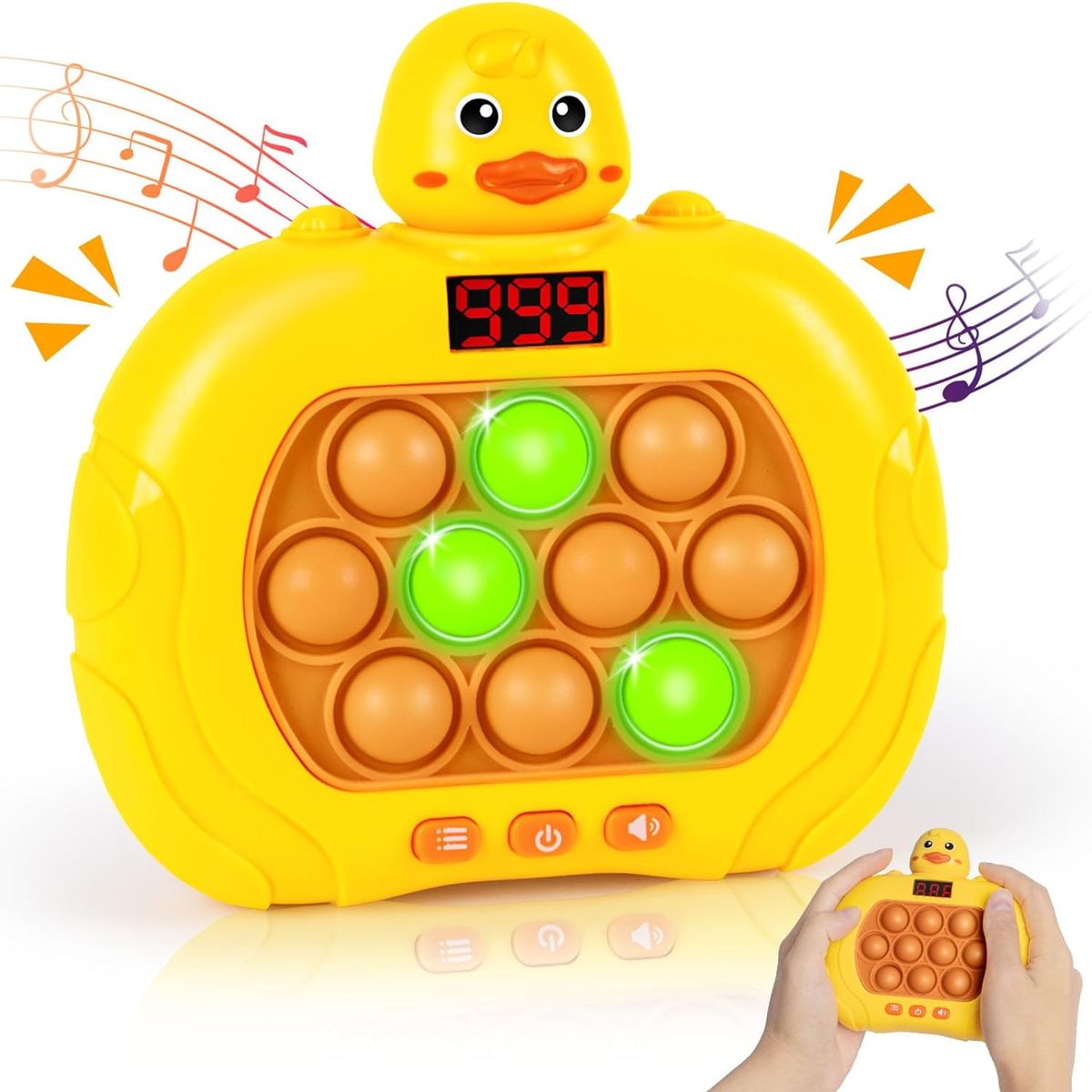 GENERICO - POP IT ELECTRONICO /PACK 4 UNID/ 4 MODOS / AUDIO LATINO