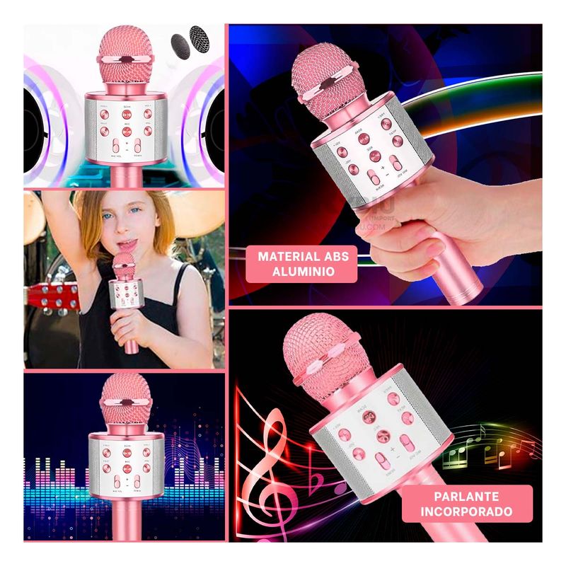 GENERICO - Mic Facil de Activar Oro Rosado Y+Regalo Ligas para Peinar