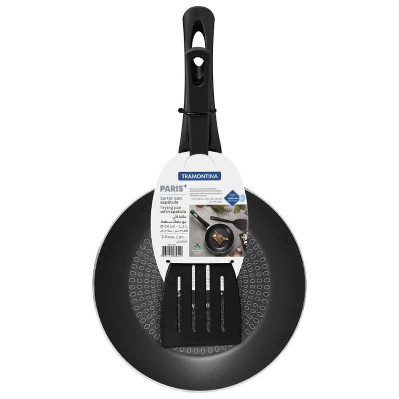 TRAMONTINA - Sartén Tramontina Paris 24cm y Espátula 28551024