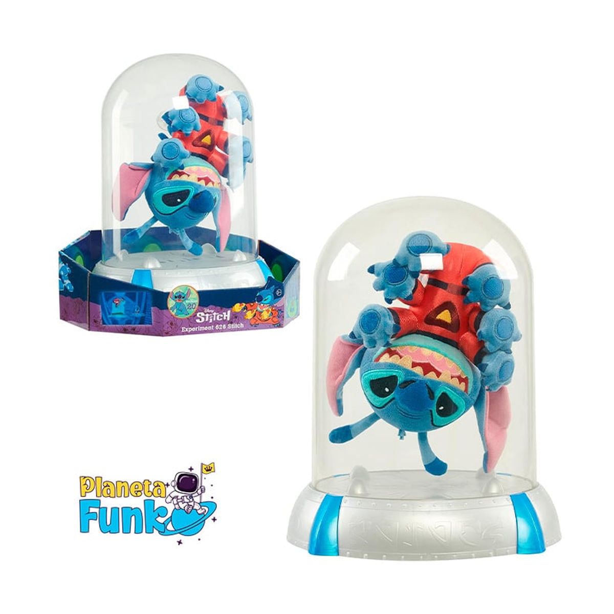 JUST PLAY - PELUCHE STITCH EXPERIMENT EN DOMO