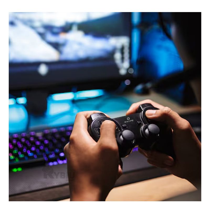 GENERICO - Mando Gamer Enkore Shooter en Color Negro