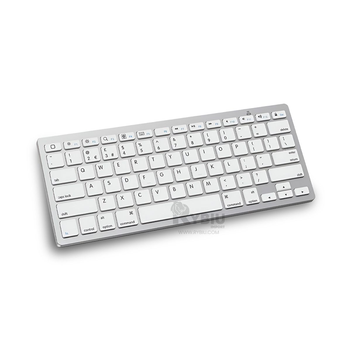 GENERICO - Kit Inalambrico Teclado y Mouse en Blanco Y+Papel de Regalo