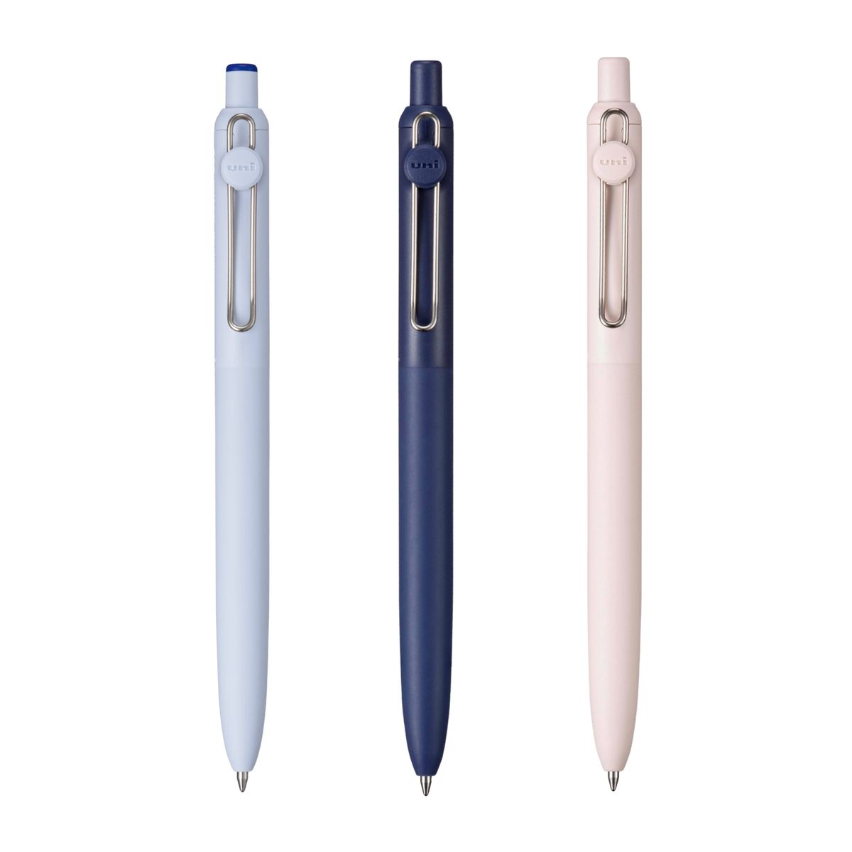 UNI BALL - UNI Zento Bolígrafo Retráctil Tinta Gel Azul - Pack x 3