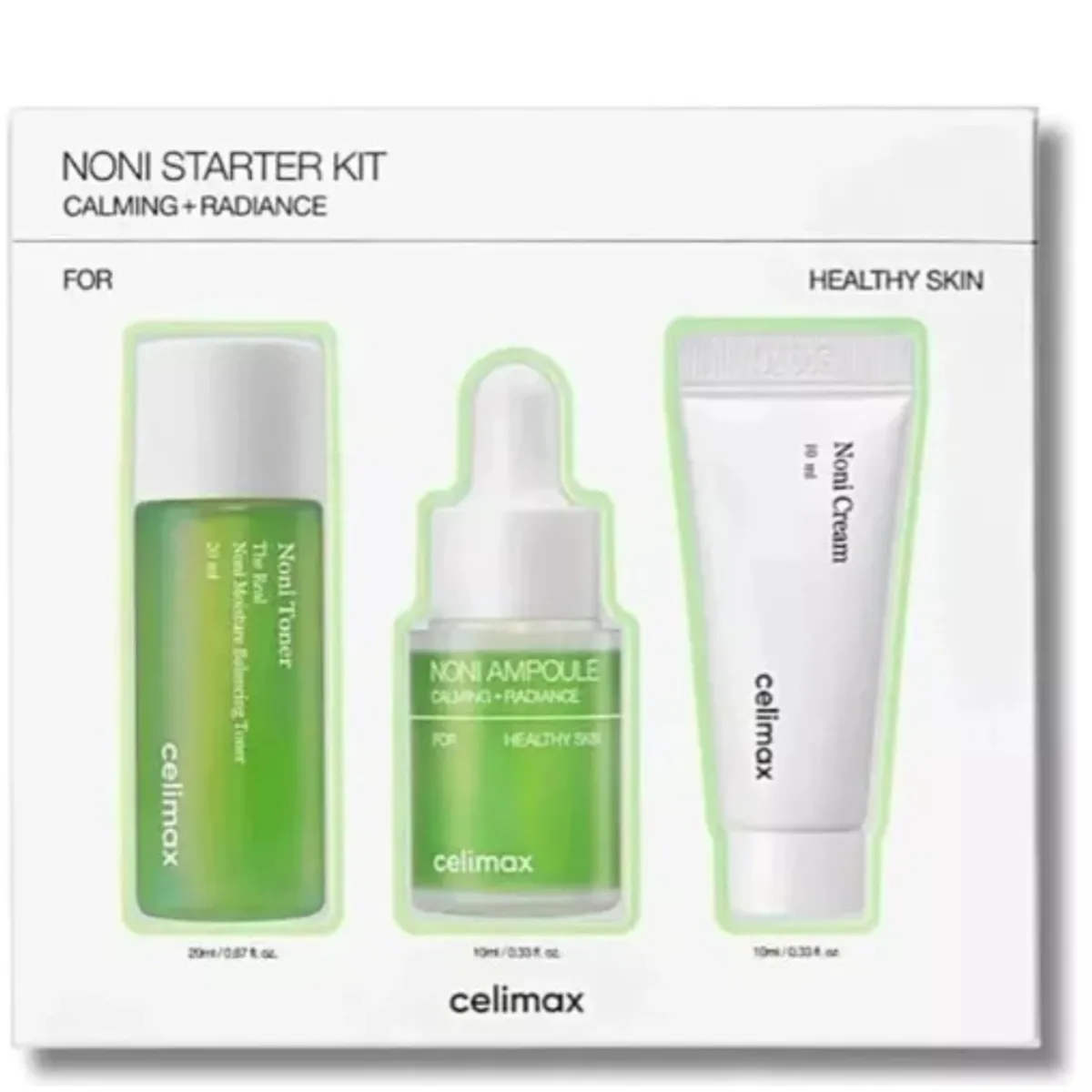 GENERICO - The Real Noni Starter Kit de Inicio Celimax Noni Energy Ampoule Toner Crema