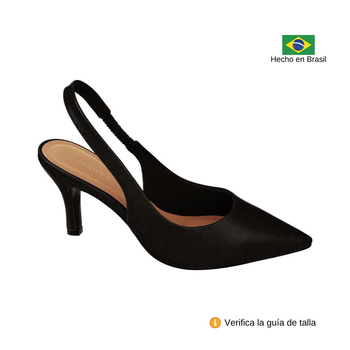 BEBECE - STILETTO T7016-181 NEGRO NAPA