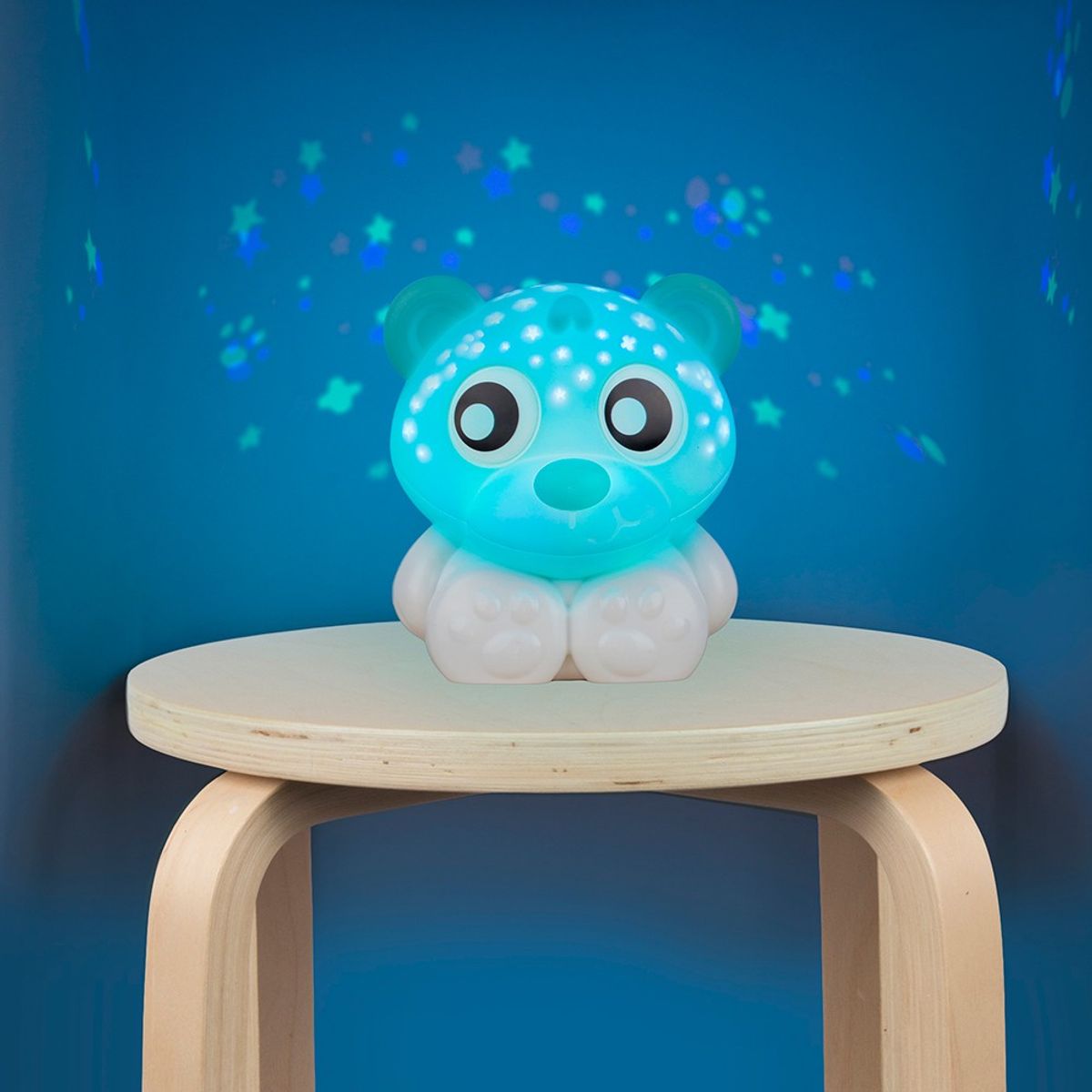 PLAYGRO - PROYECTOR CON LUCES BUENAS NOCHES OSO BLANCO/MENTA