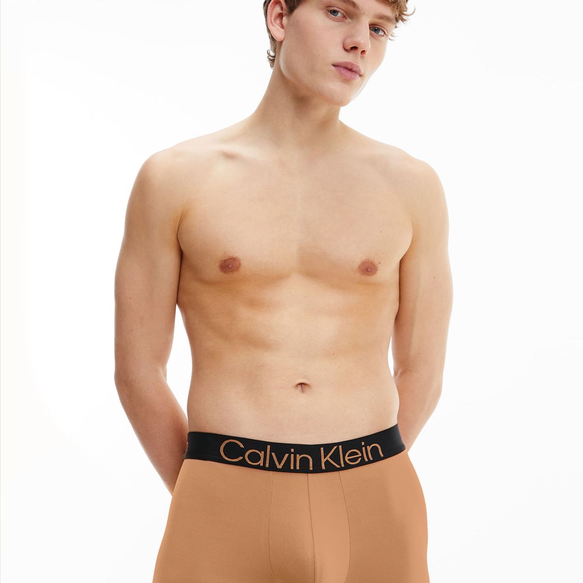 CALVIN KLEIN - CK FLEX NATURAL NEO NUDES MICROFIBER - LOW RISE TRUNK