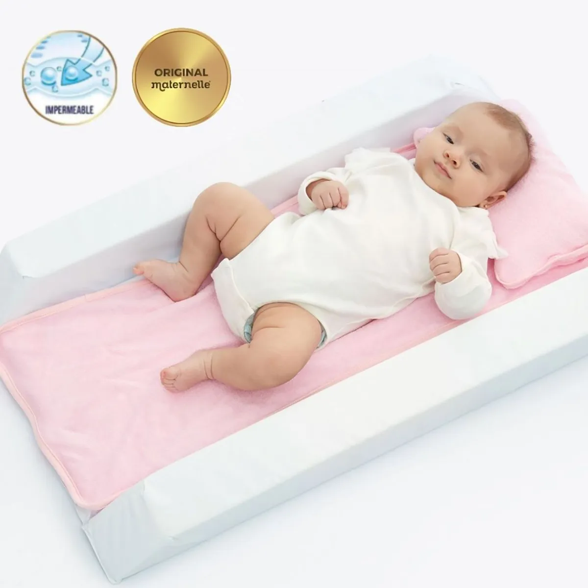 MATERNELLE - Cambiador 2 En 1 Celeste