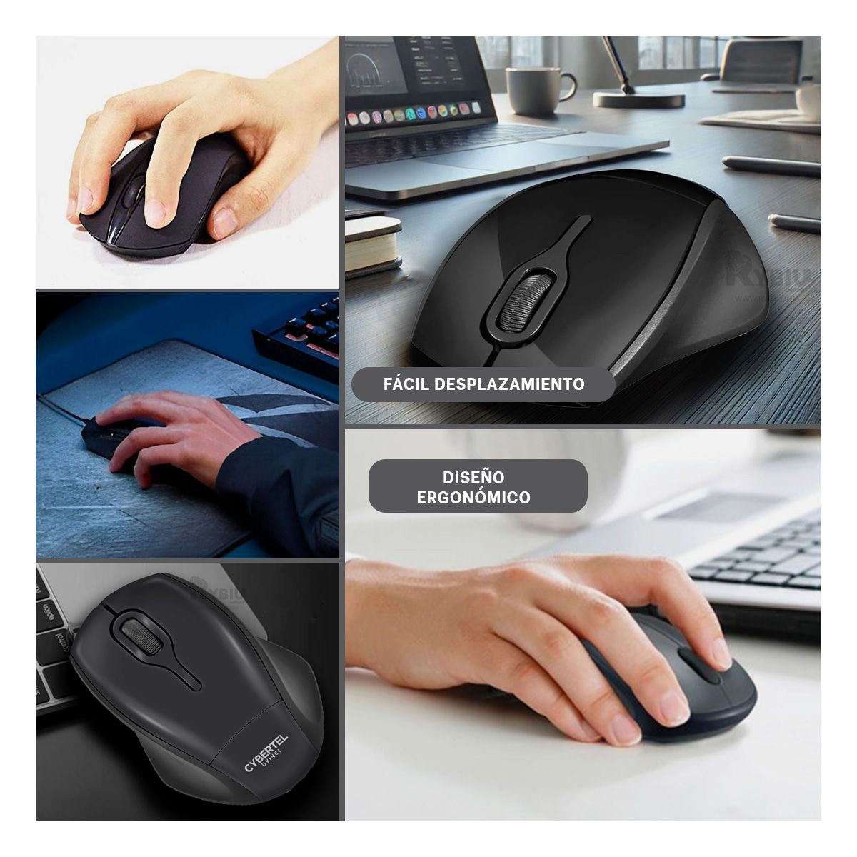 GENERICO - Mouse Optimo e Inalambrico Modelo Storm X Negro