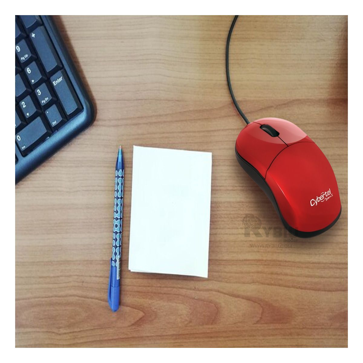 GENERICO - Mouse Moderno y Dinamico Storm X Rojo Y+Papel de Regalo