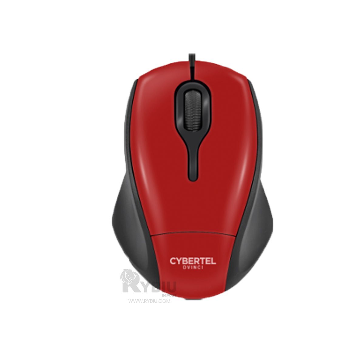 GENERICO - Mouse Multifuncional Cybertel en Rojo Y+Regalo Stickers