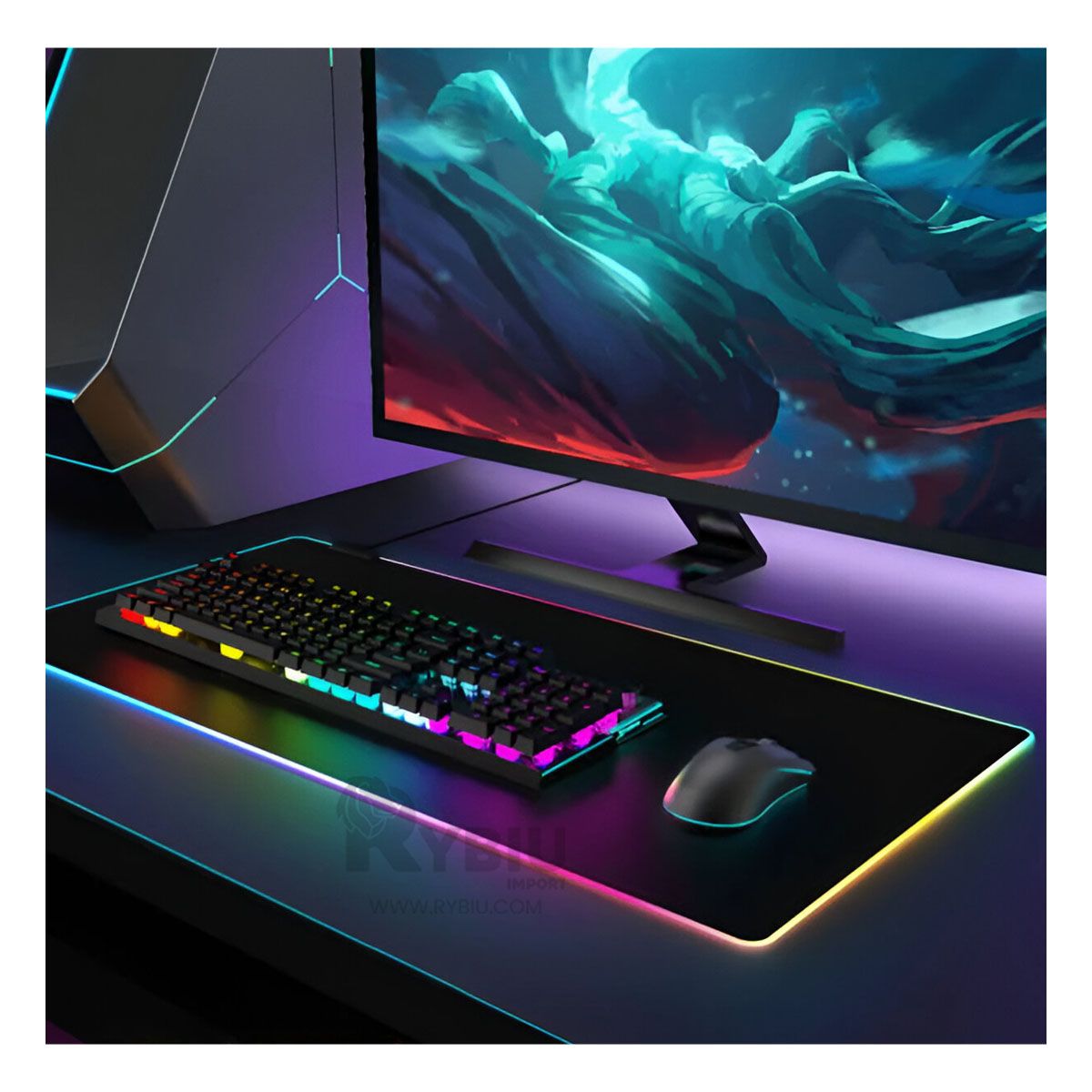 GENERICO - Pad Ideal para Oficina en Color Negro Y+Papel de Regalo