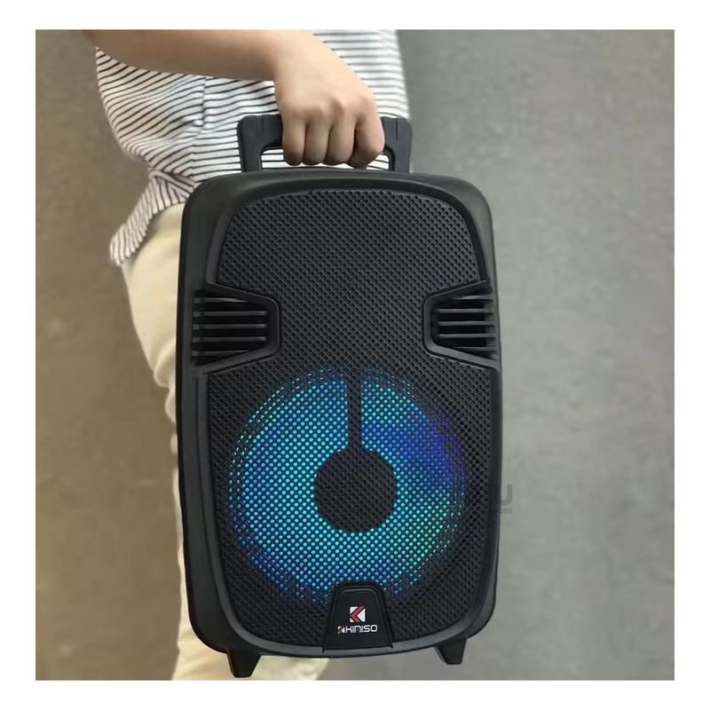 GENERICO - Parlante con Microfono 8 GTS-1248 de Color Negro