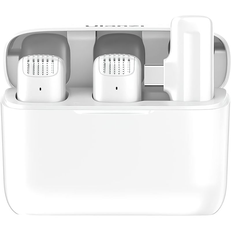 ULANZI - Microfono Profesional Inalámbrico Dual tipo C ULANZI J12 Blanco