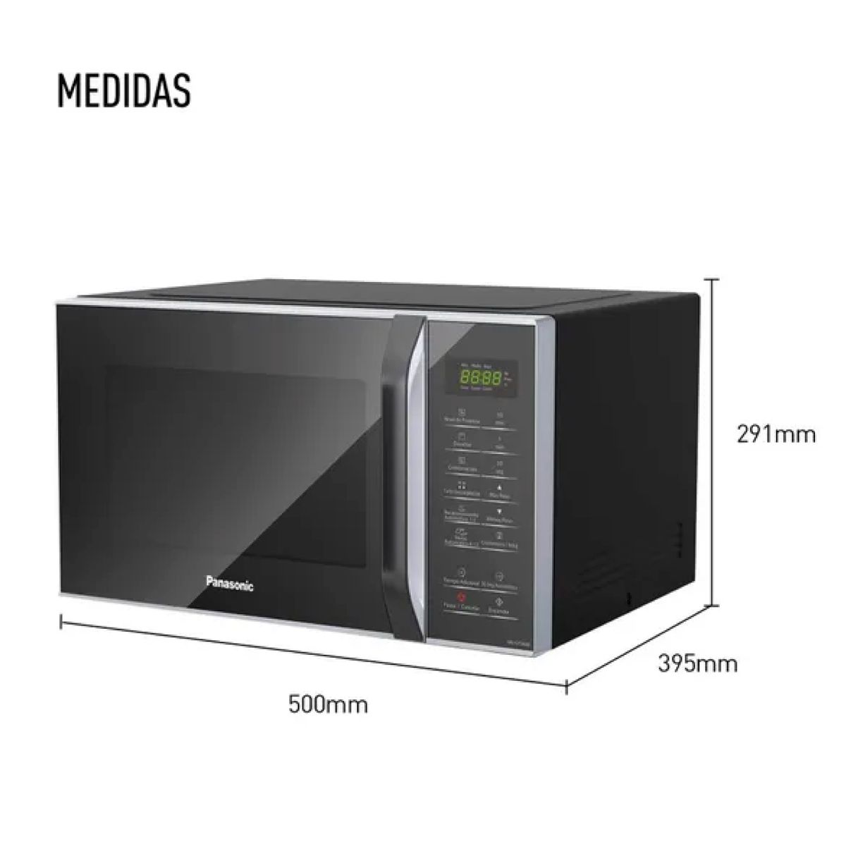 PANASONIC - Horno Microonda Panasonic NN-GT34JBRPK 23L