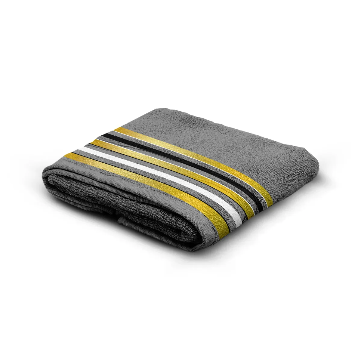 GENERICO - TOALLA DE MANO 100% ALGODON 600GSM - Gris oscuro - 45x90 cm