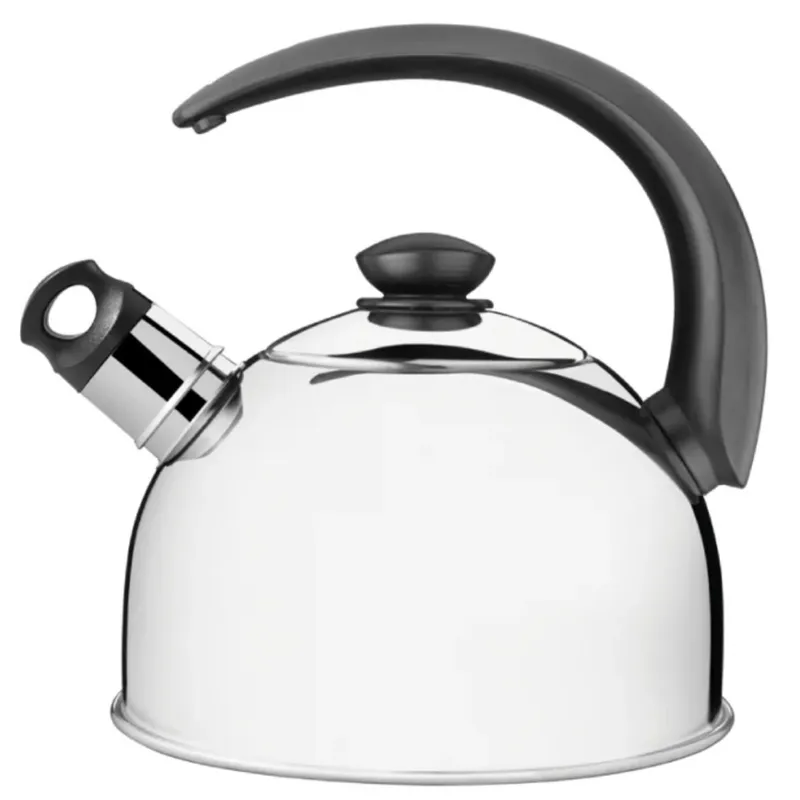 TRAMONTINA - Tetera con Silbato de Acero Inoxidable 2,1 L Tramontina plata
