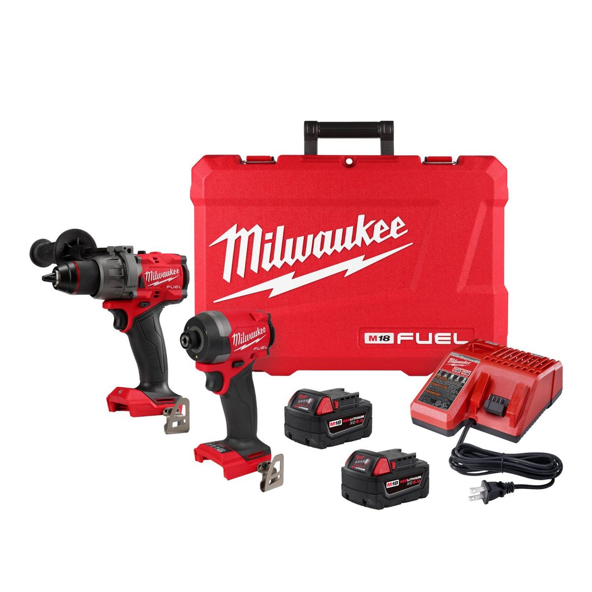 MILWAUKEE - Combo BL FUEL M18 Taladro percutor + Atornillador de impacto 3697-259
