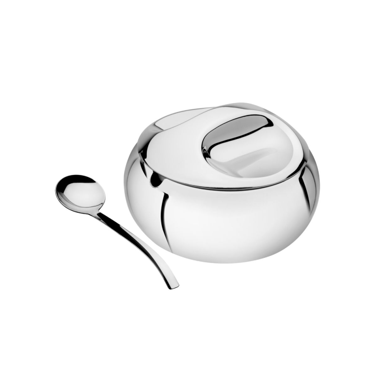 TRAMONTINA - Azucarero de Acero Inoxidable 300gr con Cuchara - Tramontina 64400500