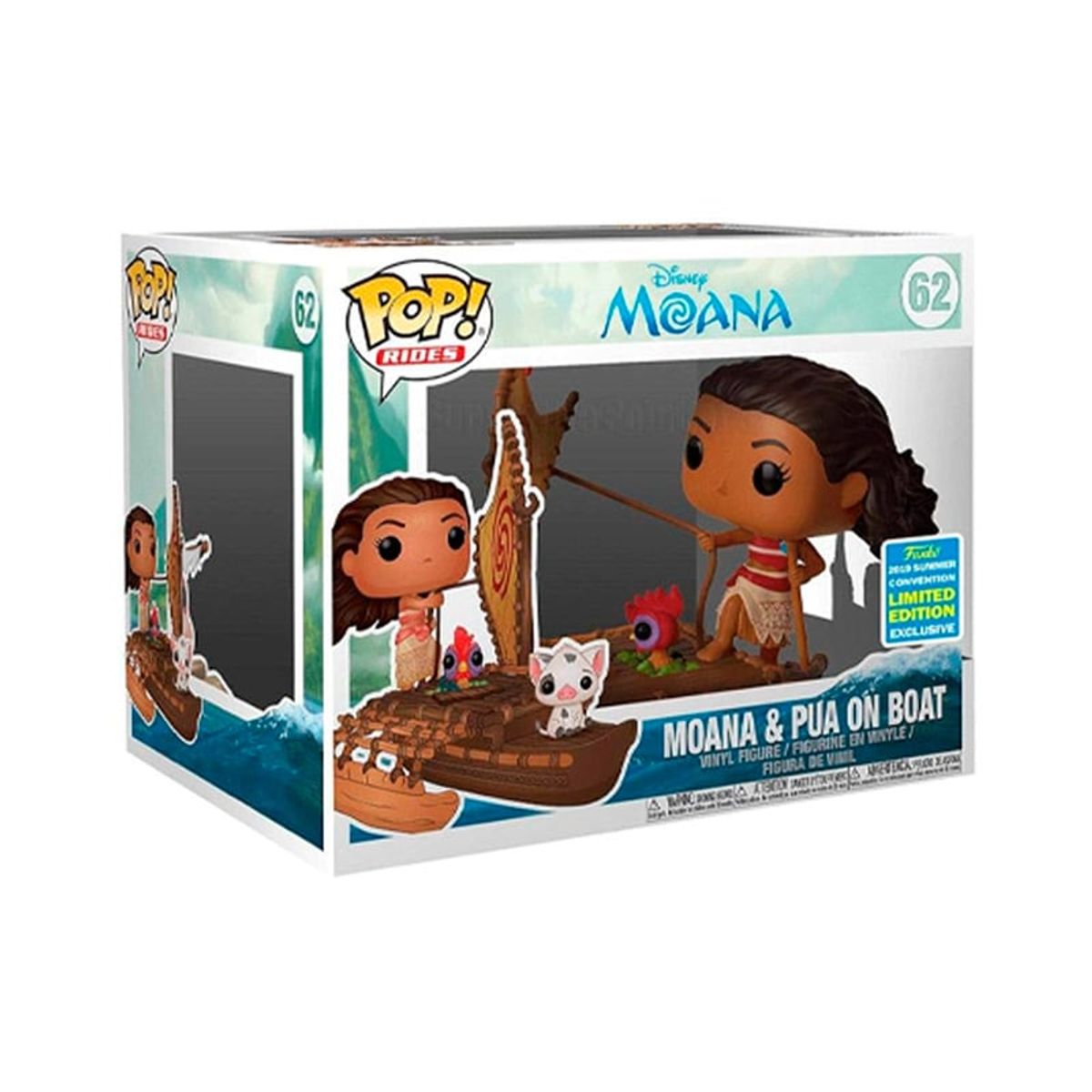 FUNKO - MOANA y PUA FUNKO POP RIDE