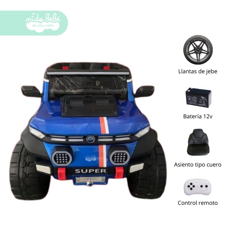 GENERICO - Carro a Batería para Niño FANCY BLUE