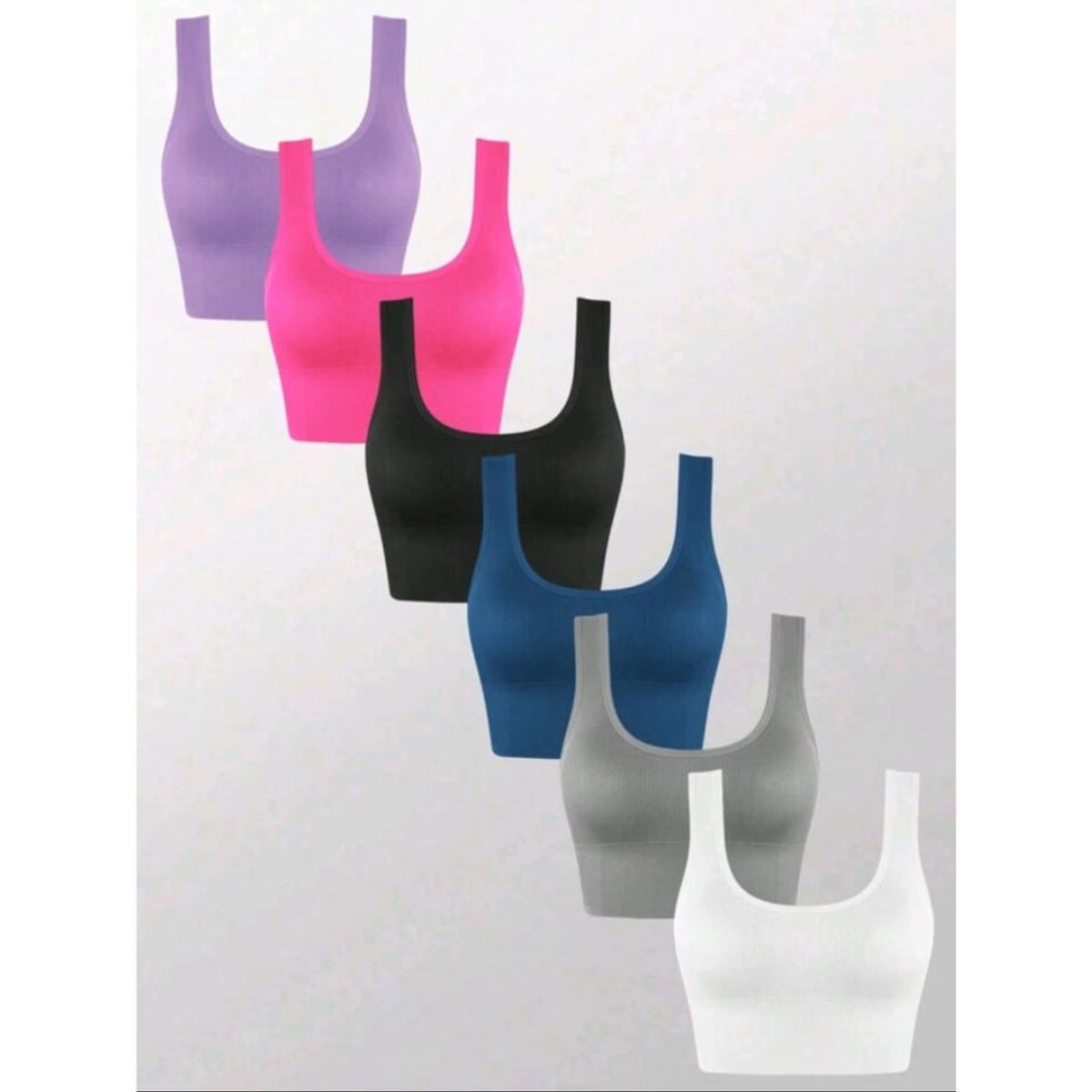 GENERICO - SHEIN TOP Sencillo sujetador deportivo colo azul