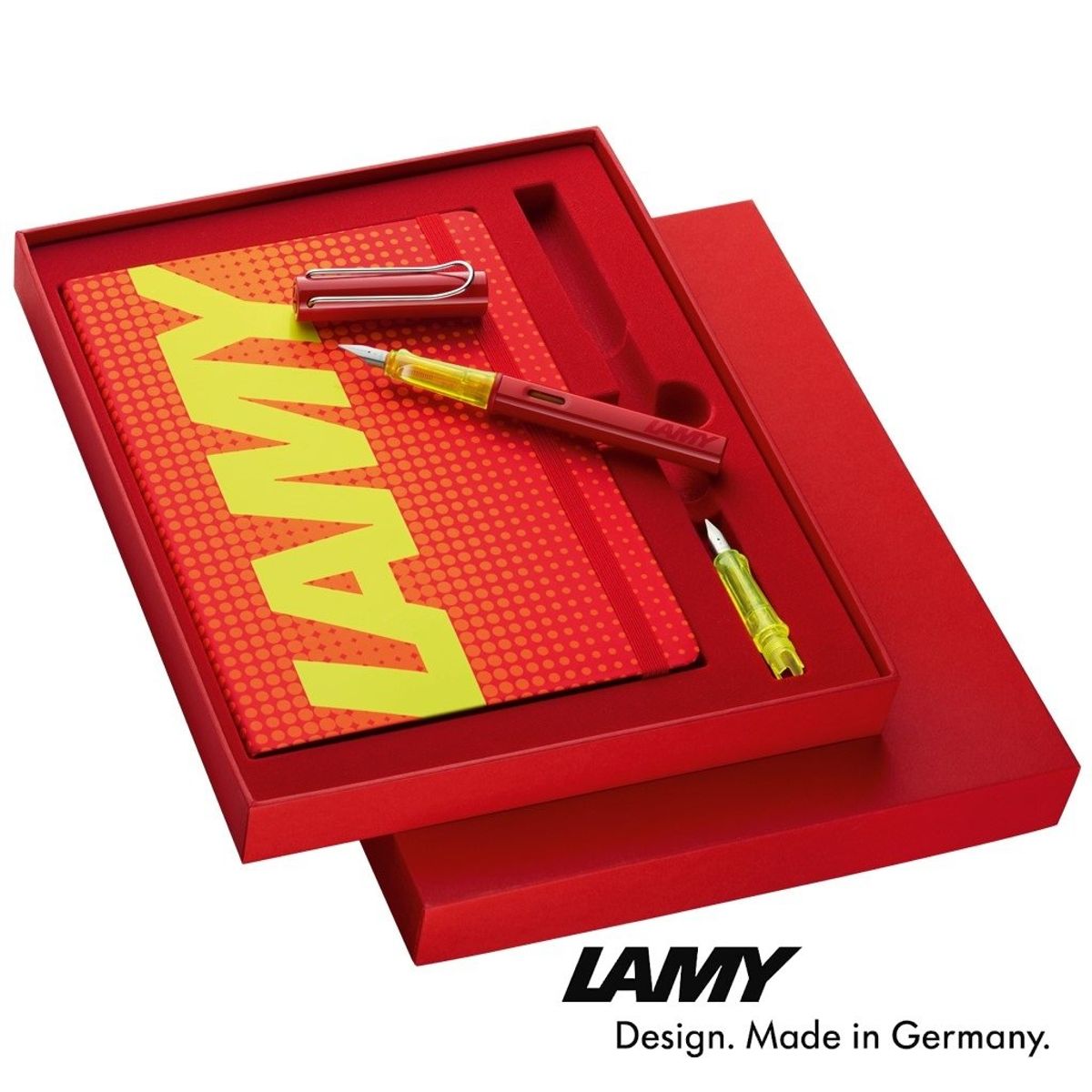 LAMY - Set Edition Special AL-star rojo brillante F+Din A5