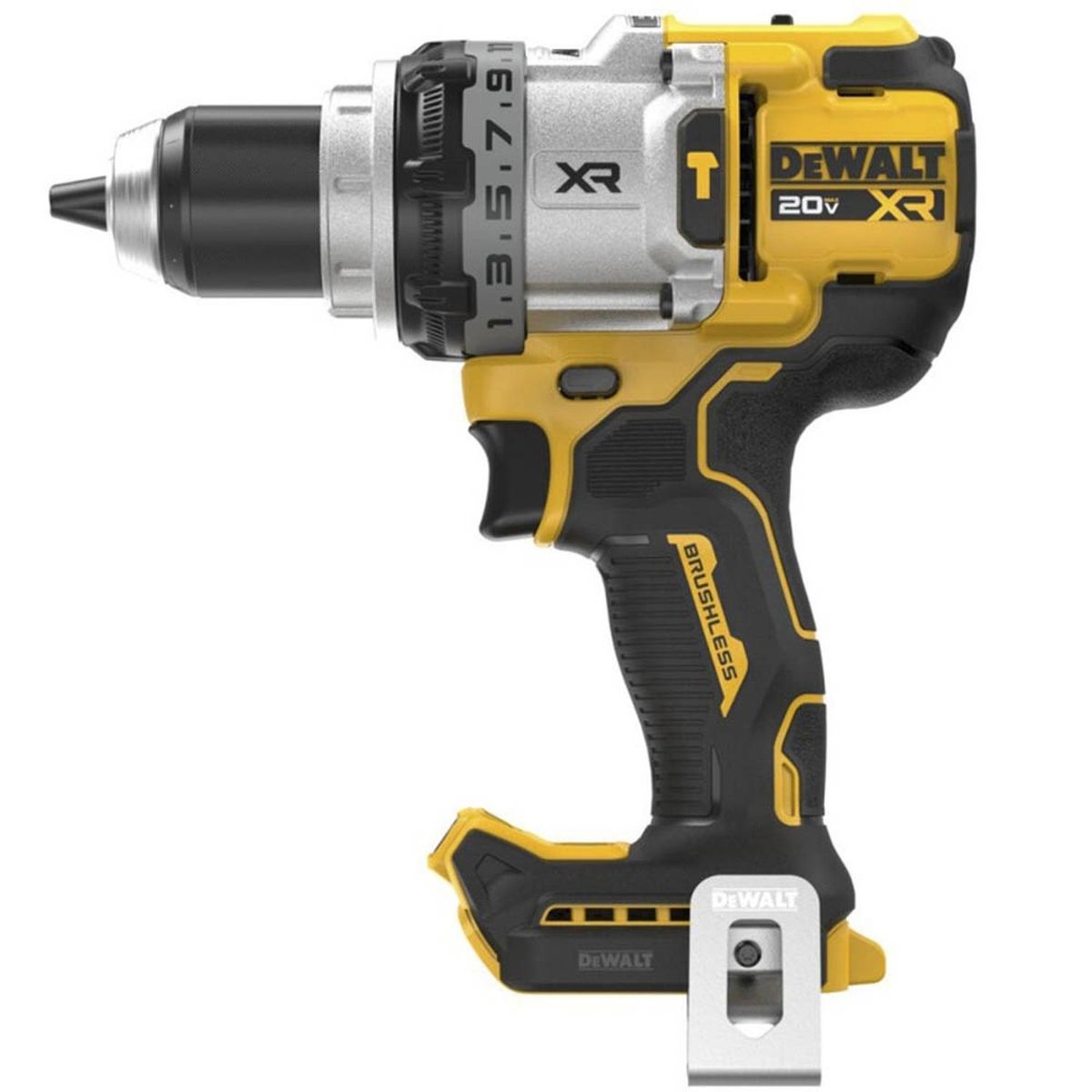 DEWALT - Taladro Percutor 1/2" 20V 170Nm Brushless Baretool Dewalt DCD1007B-B3