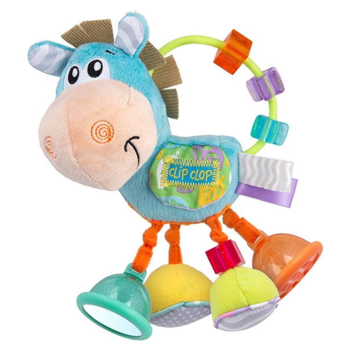 PLAYGRO - Colgante Juguetero Para Coche De Actividad Clip Clop