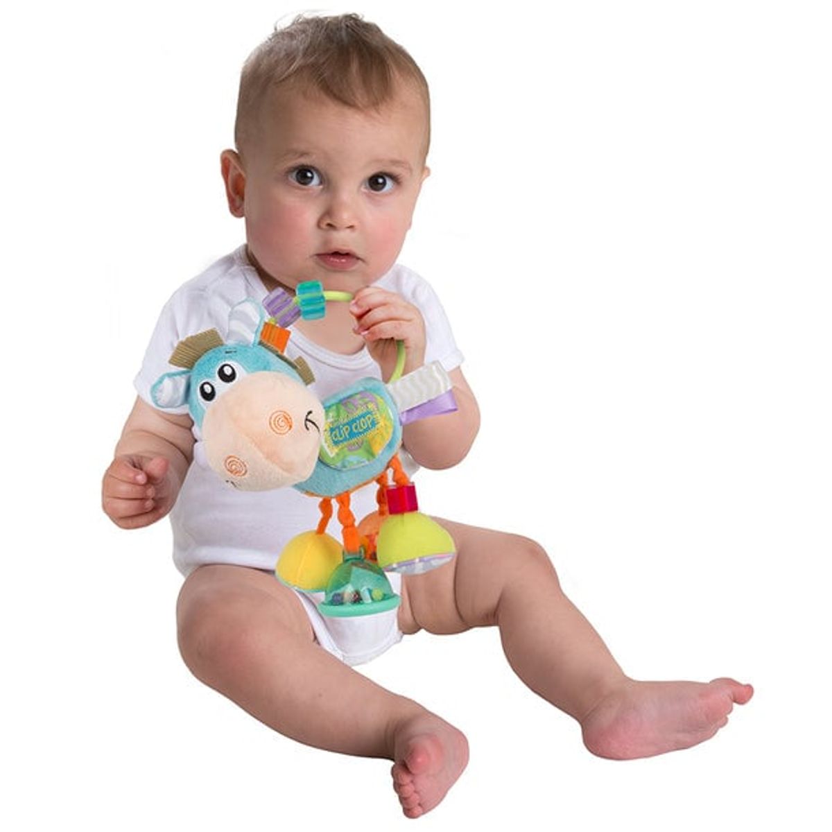 PLAYGRO - Colgante Juguetero Para Coche De Actividad Clip Clop